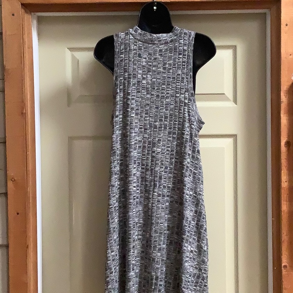Anthropologie Maeve Emerson gray ribbed knit dress - Picture 8 of 12